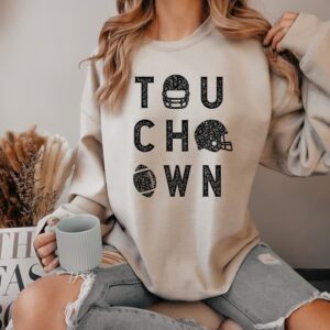 DTF Transfer, Touch Down football