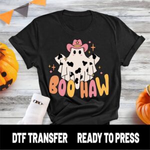 Boo Haw Retro Halloween DTF Print