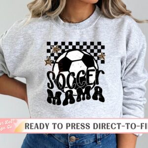 Soccer Mom DTF Transfers, Ready to Press