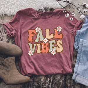 DTF transfers, Daisy Fall Vibes Retro